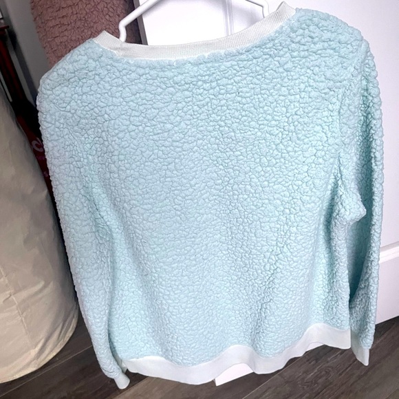 Calvin Klein Performance Embroidered Sherpa Crewneck - Picture 3 of 4